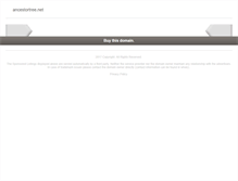 Tablet Screenshot of ancestortree.net